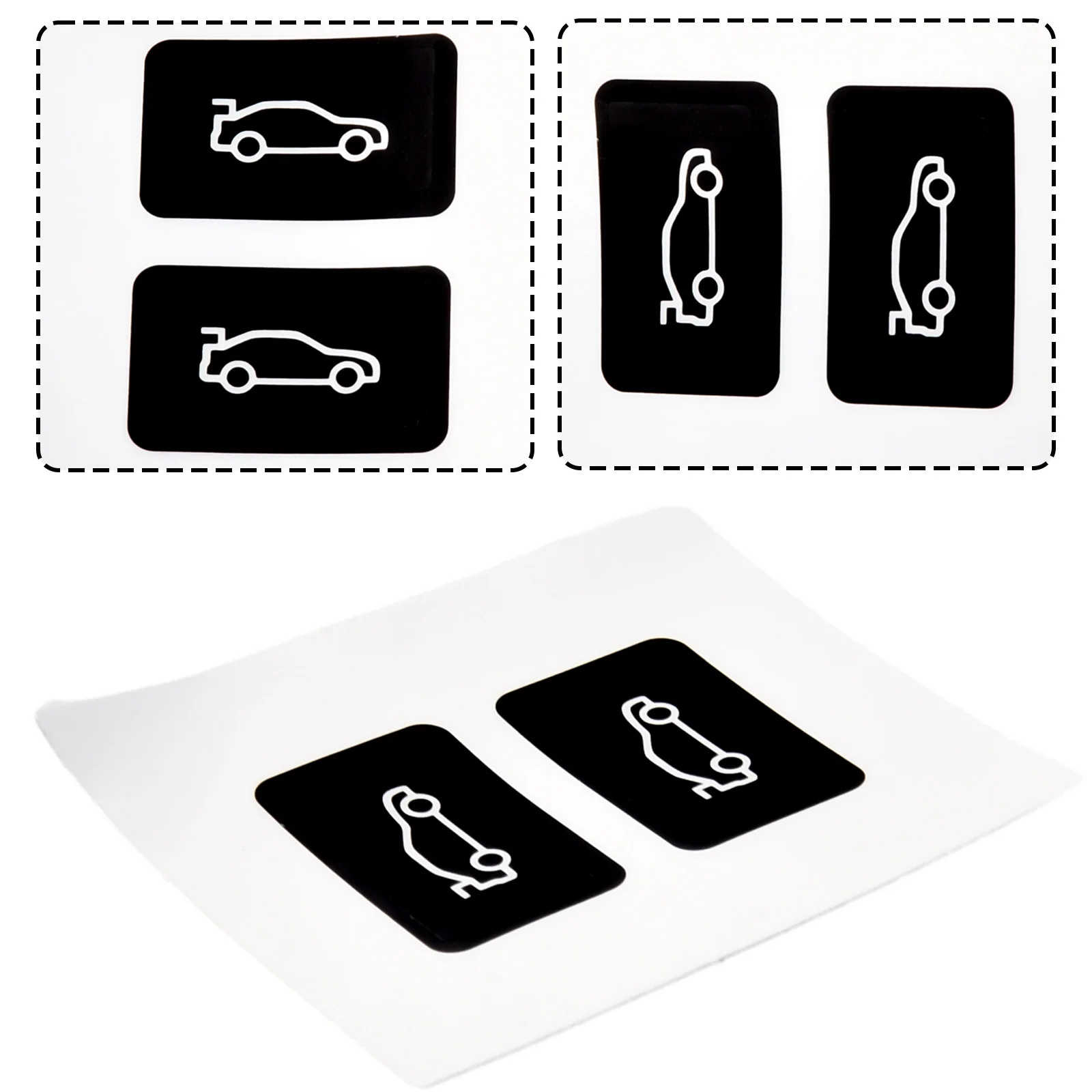 車の内部ボタン修理ステッカー,車のアクセサリー,BMW 3シリーズ,5シリーズ,7シリーズ,f20,f30,f35,f10,f11,f01 02, 1個