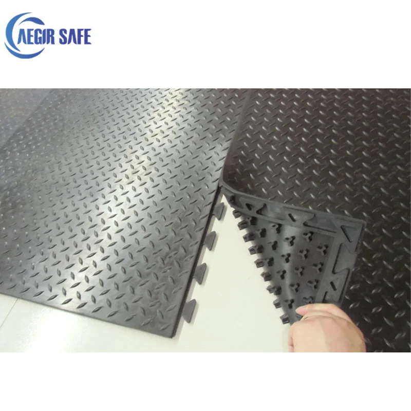 2025 Fabricante Atacado Piso Estático Tapete de Piso de Borracha Anti-Fadiga para Oficina Industrial