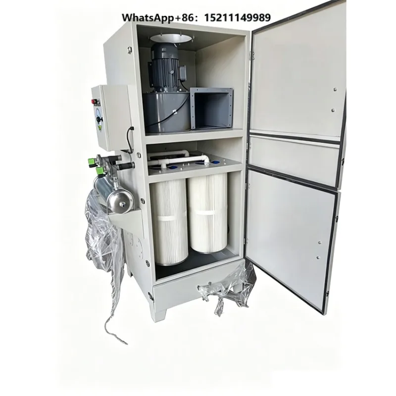 New Cutting Cartridge Dust Collector High Power Fume Extraction Dust Removal Integrated Machine 99.99%