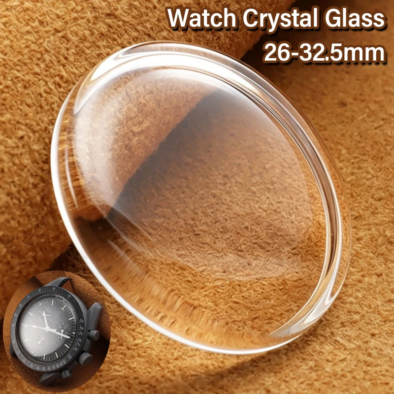 Watch Crystal Glass Anti-Reflective Coated Domed Watch Lens 26/27/27.5/28.5/29/29.5/30/30.5/31/31.5/32.5mm Mineral Watch Cover