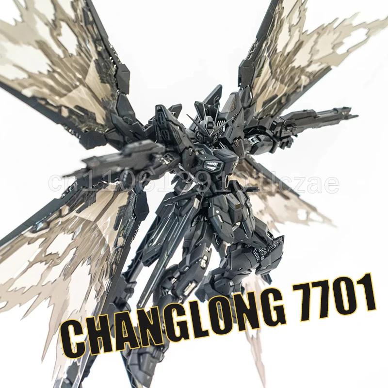 

Модель-конструктор 1/100 MG CHANGLONG 7701 STRIKE FREEDOM MGEX, сборная модель, фигурка, модель с покрытием Midnight Coating, подарок