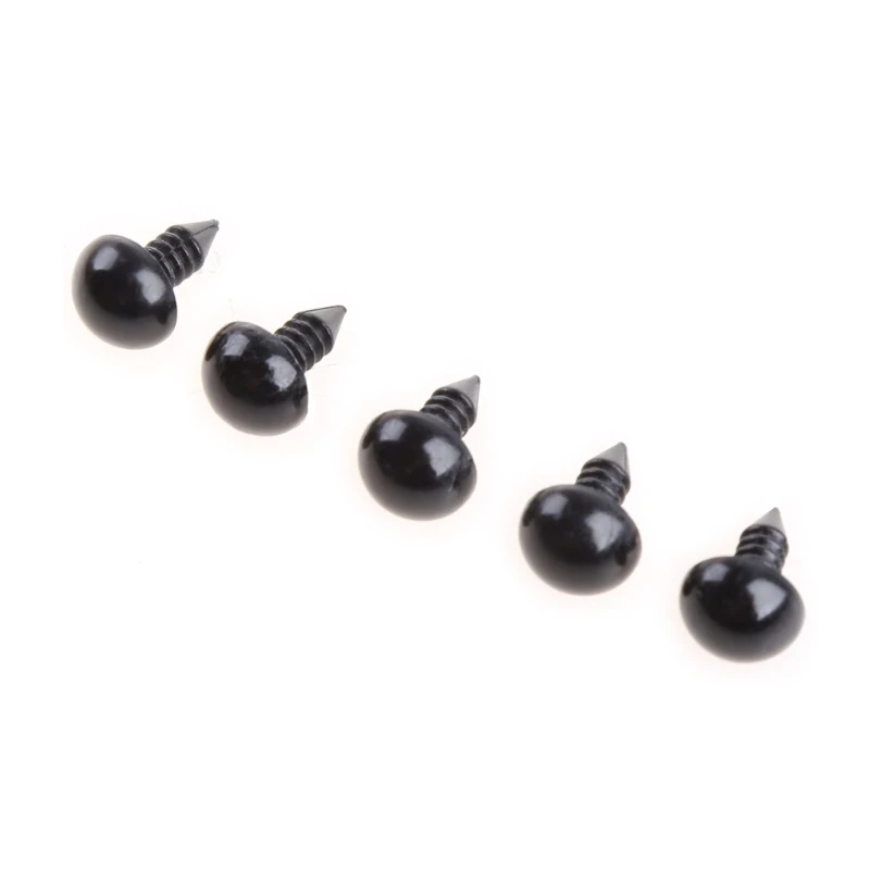 20pcs 6-20mm Black Plastic Safety Eyes For  Bear/Dolls/Toy Animal/Felting