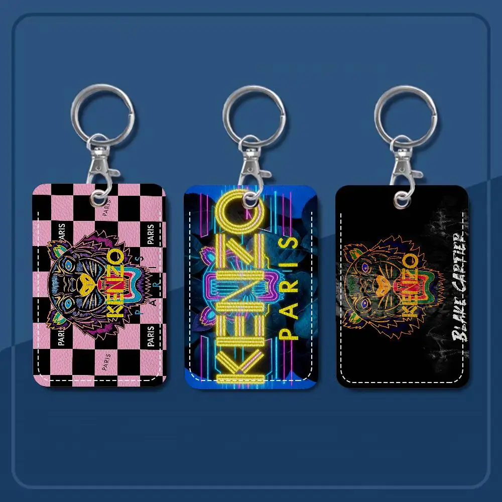 Llavero con soporte Imprint Tiger K-Kenzo con llavero para tarjeta de acceso, tarjeta de autobús y tarjeta de crédito, funda protectora para tarjeta bancaria