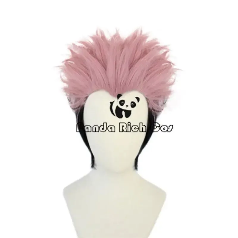 2025 11 Ryomensukuna أنيمي يوجي Itadori JJK زي شعر مستعار للرجال الهالوين تأثيري بدلة كاملة