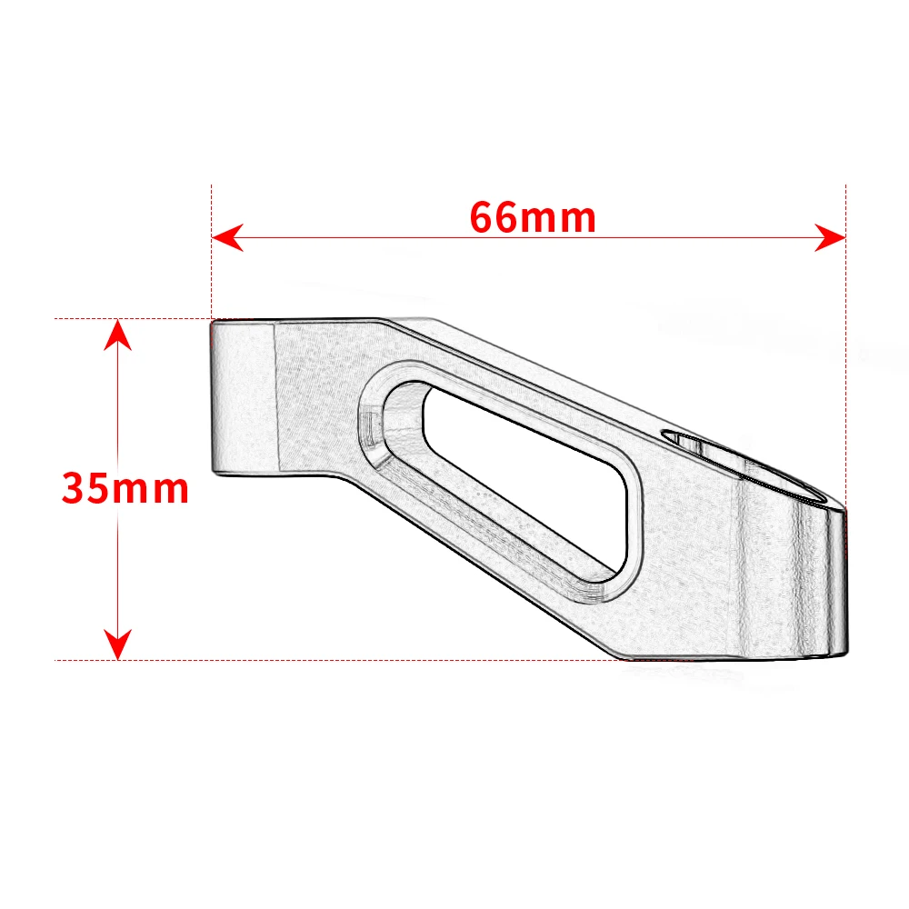 For HONDA CBF 600 1000 CBF-600 CBF 1000 CBF600 CBF1000  Motorcycle Accessories Rearview Mirror Extender CNC Aluminium Adaptor