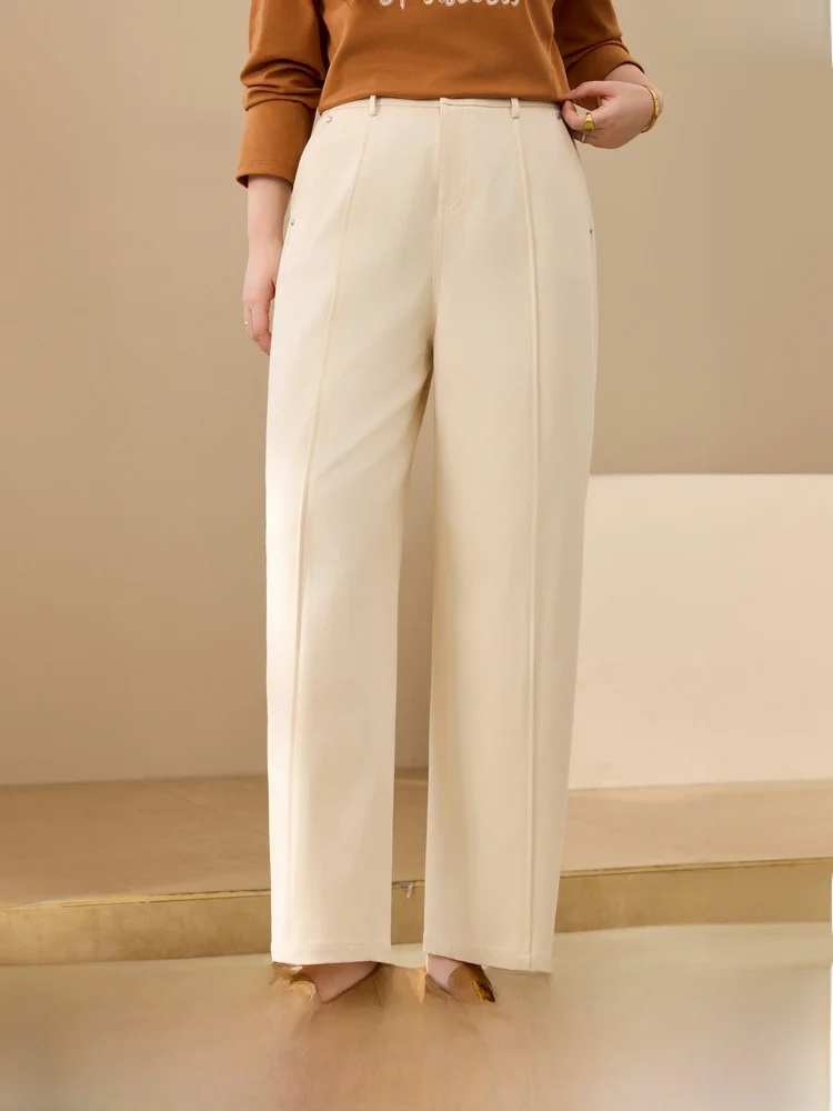 

Брюки Commute Sensation Slim Fit с дизайном Dra Knife, большие размеры, женская модная осенняя коллекция, прямые брюки