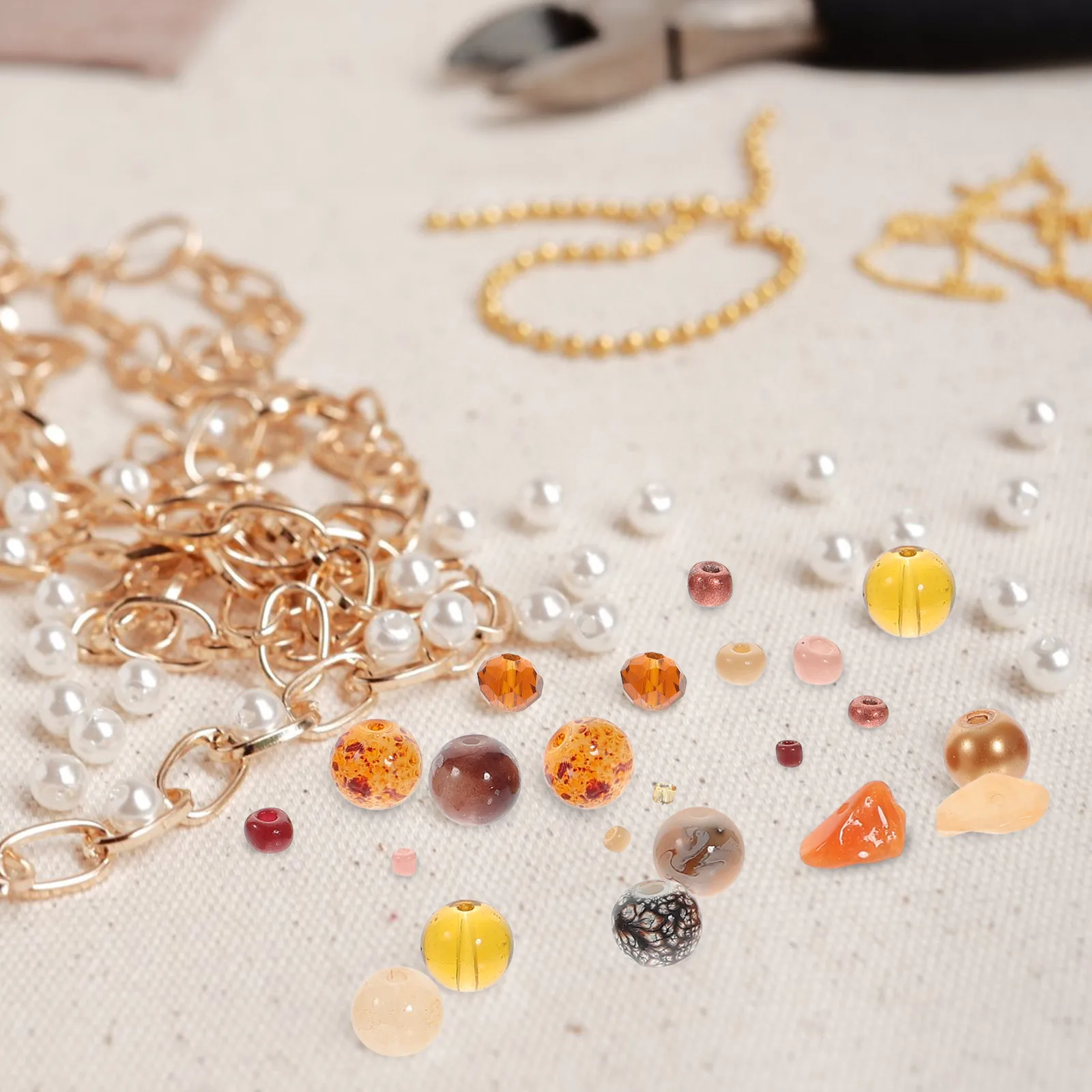 

DIY Making Accessories 2 Packs Mixed Bead Suit Spacer Beads for Necklace Bracelet Earrings Jewelry Craft Plastic Beads Beading