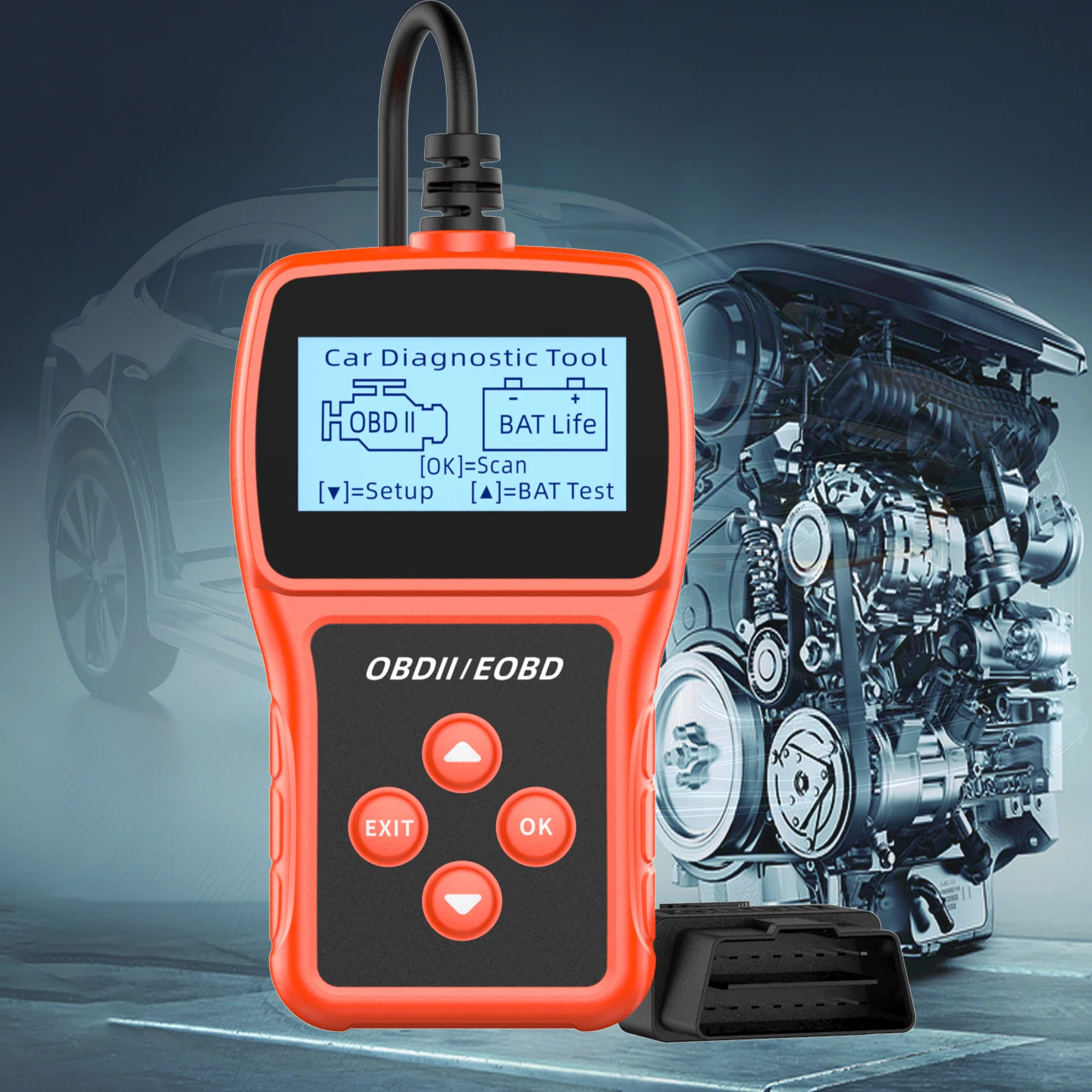 

Сканер OBD2, эсканер Automotriz, диагностические инструменты тяжелых транспортных средств для чтения и четких кодов, DTC Lookup