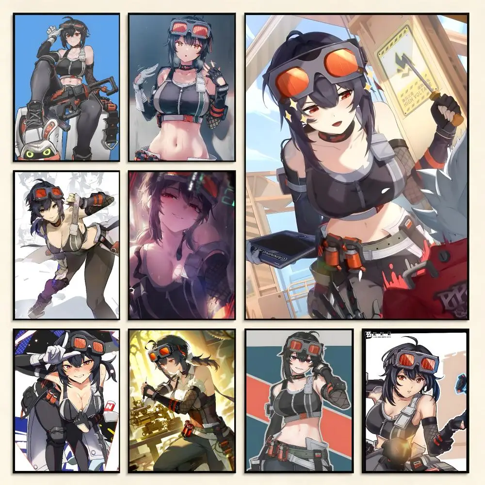 Game Character Grace Howard Poster Digital Solvent Print Waterproof PP Fade-Resistant Wall Art Room Decor Gift