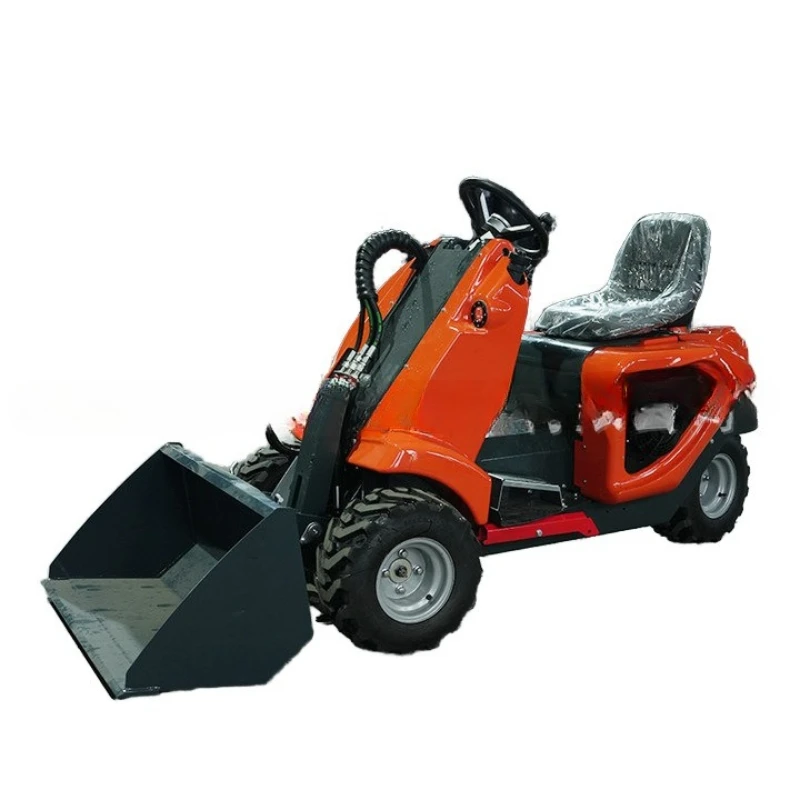 Small loader agricultural farm manure forklift multi-functional three-wheel drive small
