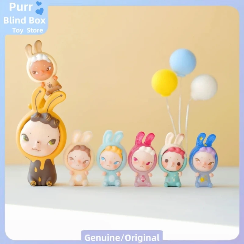 Sooya-caja ciega de frijoles de la primera serie sentada, modelo de figura de moda, adorno, Mini caja misteriosa, juguete, regalo sorprendente para Amiga