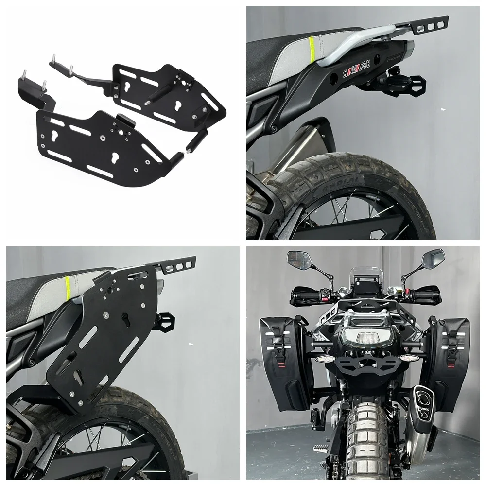 450MT 2024 Motorcycle Saddlebag Travel Bags For CFMOTO 450MT Motorcycle Waterproof Sidebox Bag Luggage Rack Storage Bag Pannier