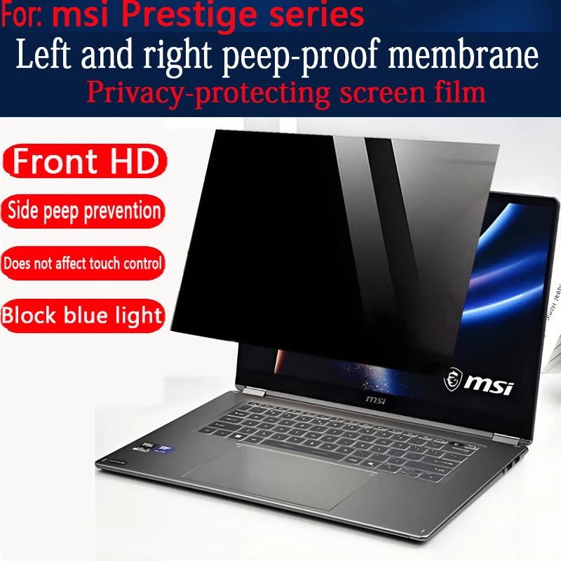 Película de privacidad para portátiles MSI Prestige 16 14 Flip AI+ D3M y Prestige 13 14 16 AI+ A3M