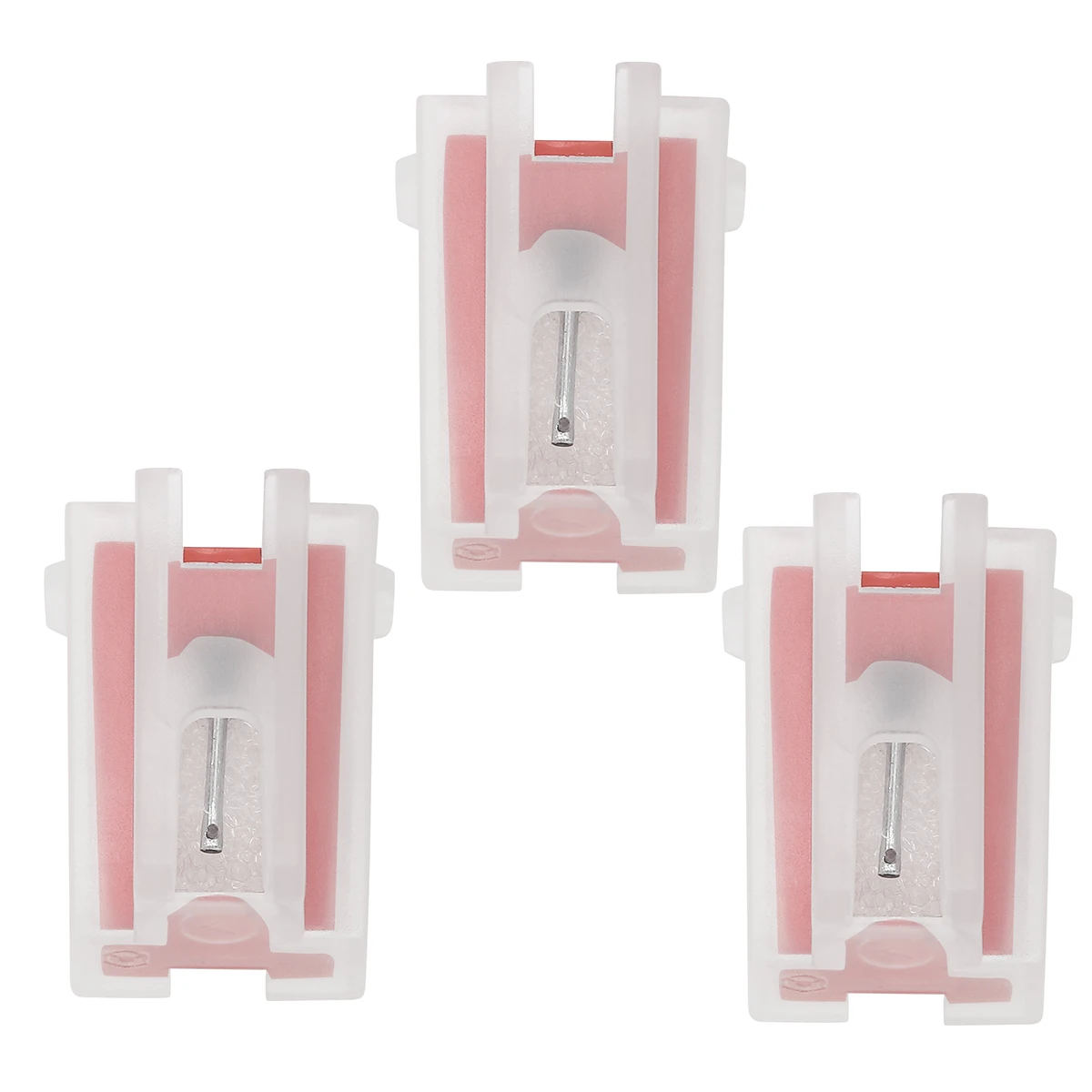 

3pcs Vinyl Record Player Stylus Record Head Phonograph Needle Universal Replacement Stylus Needles Audio Accessories (Alumi