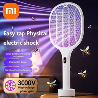 Xiaomi 3000V Electric Mosquito Swatter Rechargeable USB-C Charging 3-in-1 Insect Killer Lamp for Home Outdoor Garden Camping