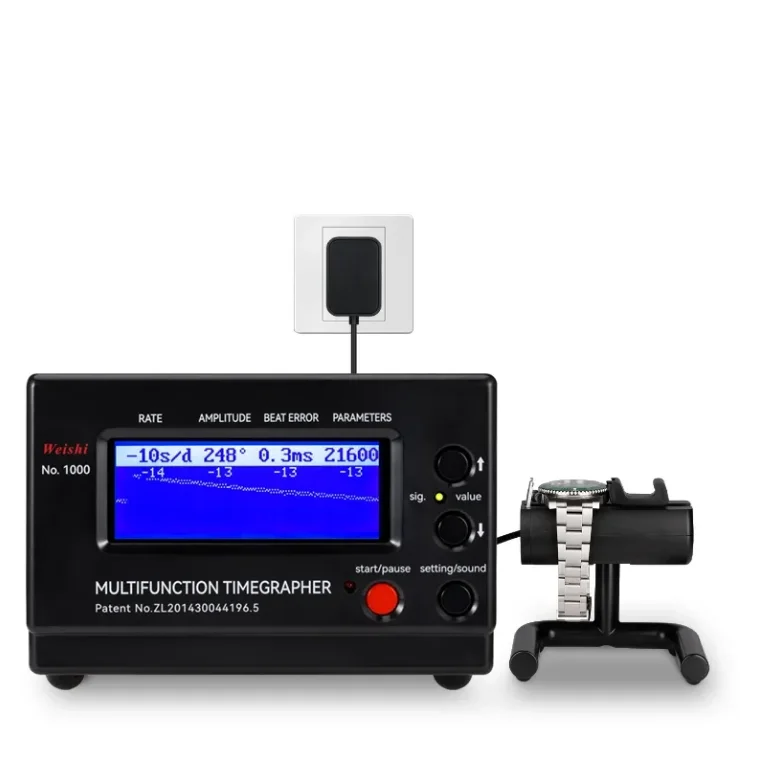 TLF Weishi 1000 Timegrapher Mechanische horlogedetector Bewegingsmelder Automatische kalibratie Timer Mechanisch horloge Onderhoud T