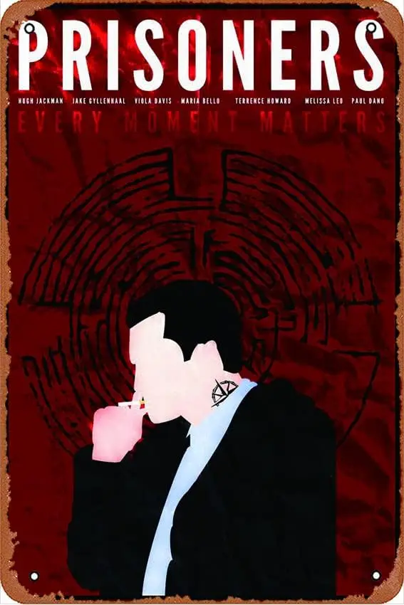 Prisoners (2013) Movie Plaque Poster Metal Tin Sign 8