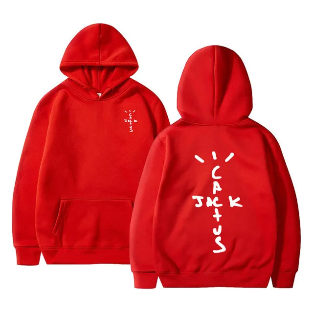 Streetwear Y2K women's and men's hooded sportswear casual pullover Cactus Jack Swag letter printed hooded sweatshirt