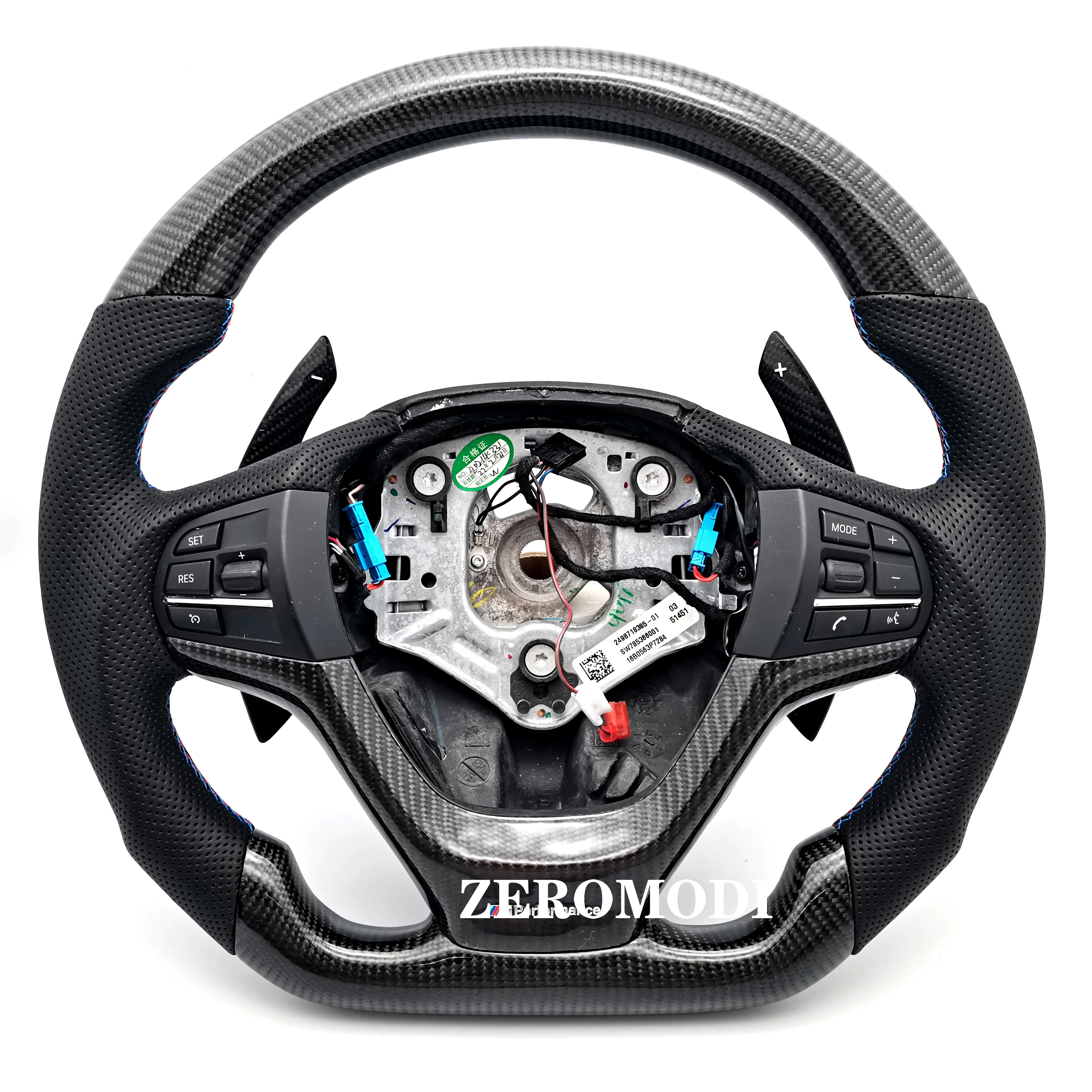 

Рулевое колесо из настоящего углеродного волокна с переключателем передач для BMW F10 F11 F12 F01 F07 M5 5 серии 535i 2011 2012 2013 M Sport