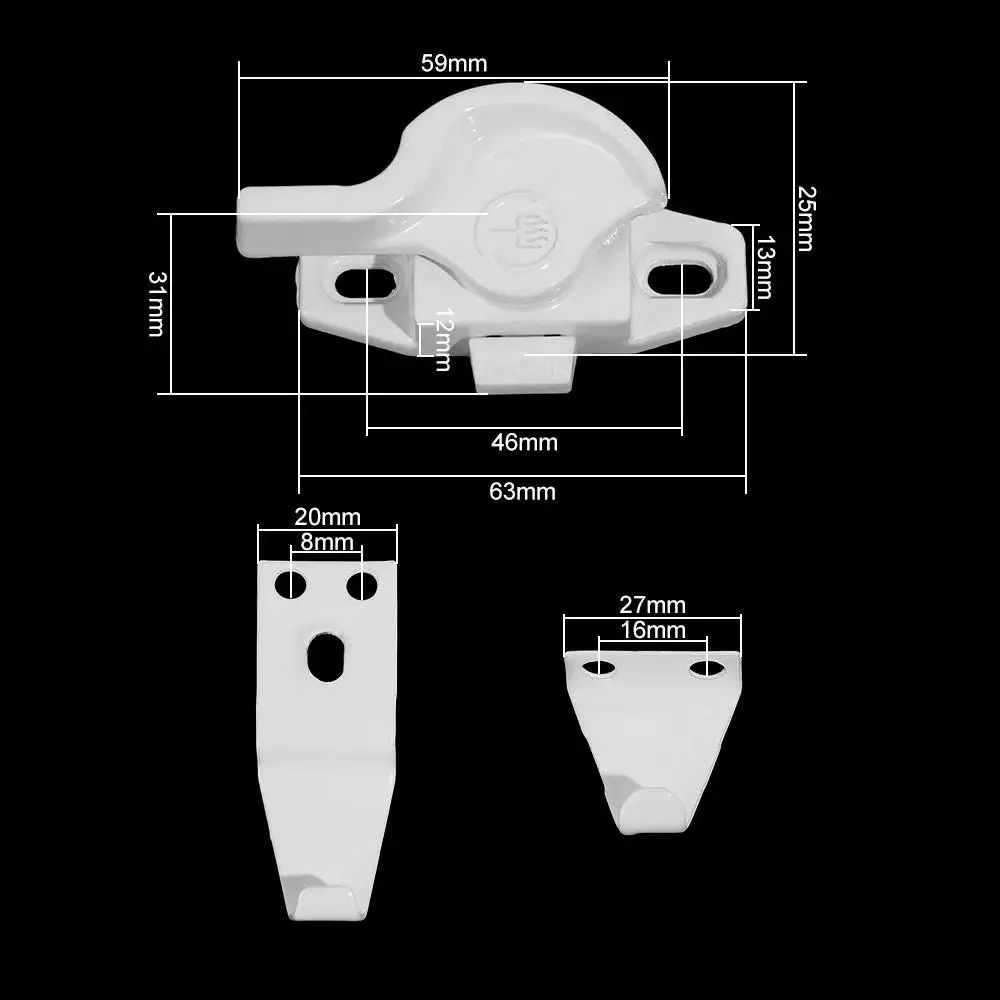 Hardware Alloy Window Lock High Quality Safety Security Lock Anti-Theft Door Lock Home