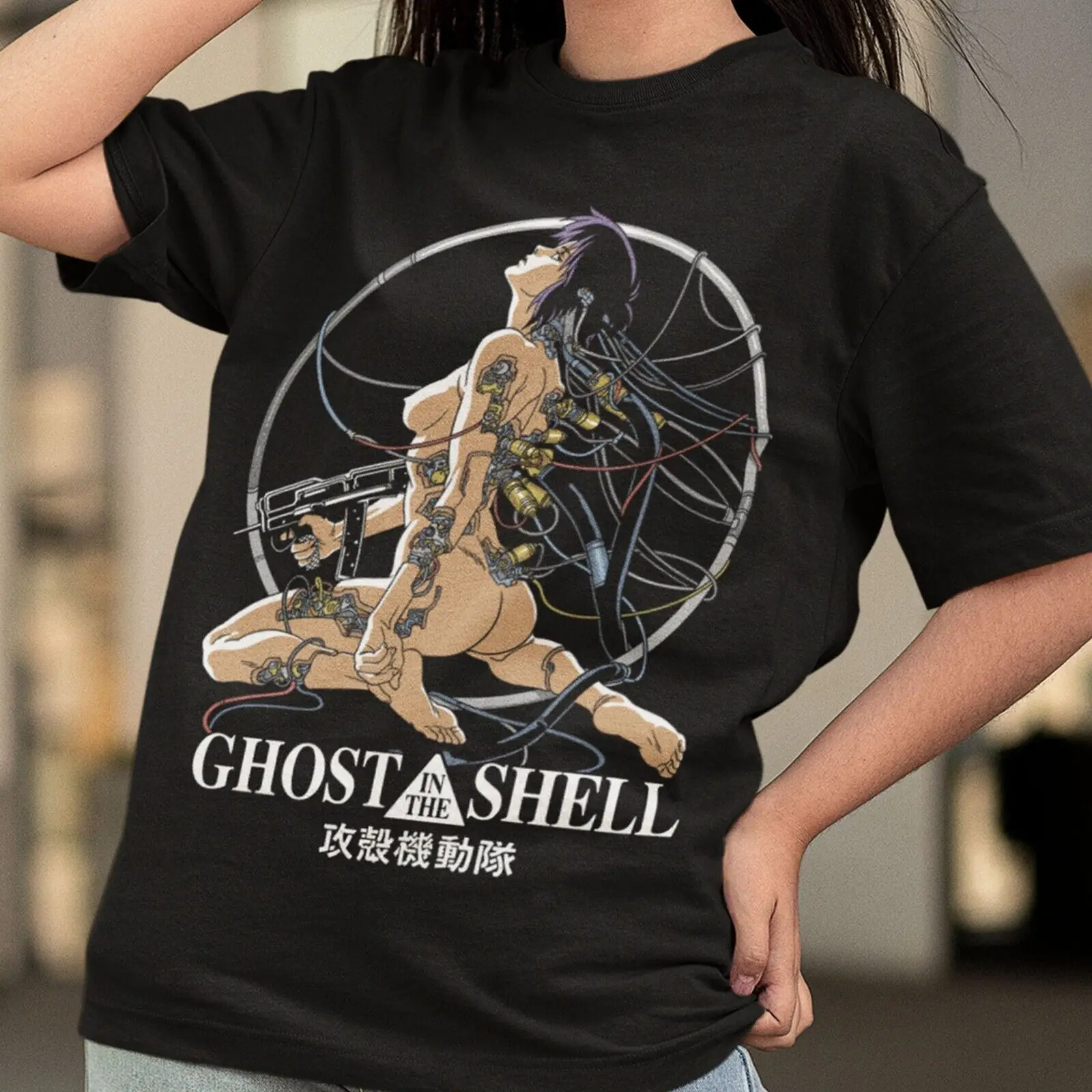 ghost in the shell New Unisex T-shirt,manga,animates,handsome,Sc Fi Cult Retro