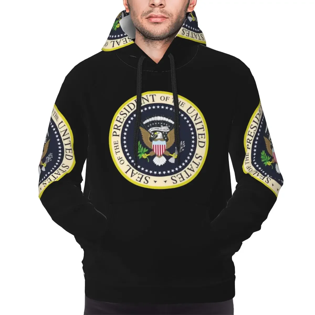 Seal Of The President Of The United States Hoodie Hip Hop Pullover Autumn Winter Men Women Sweatshirt Long Sleeve Tops