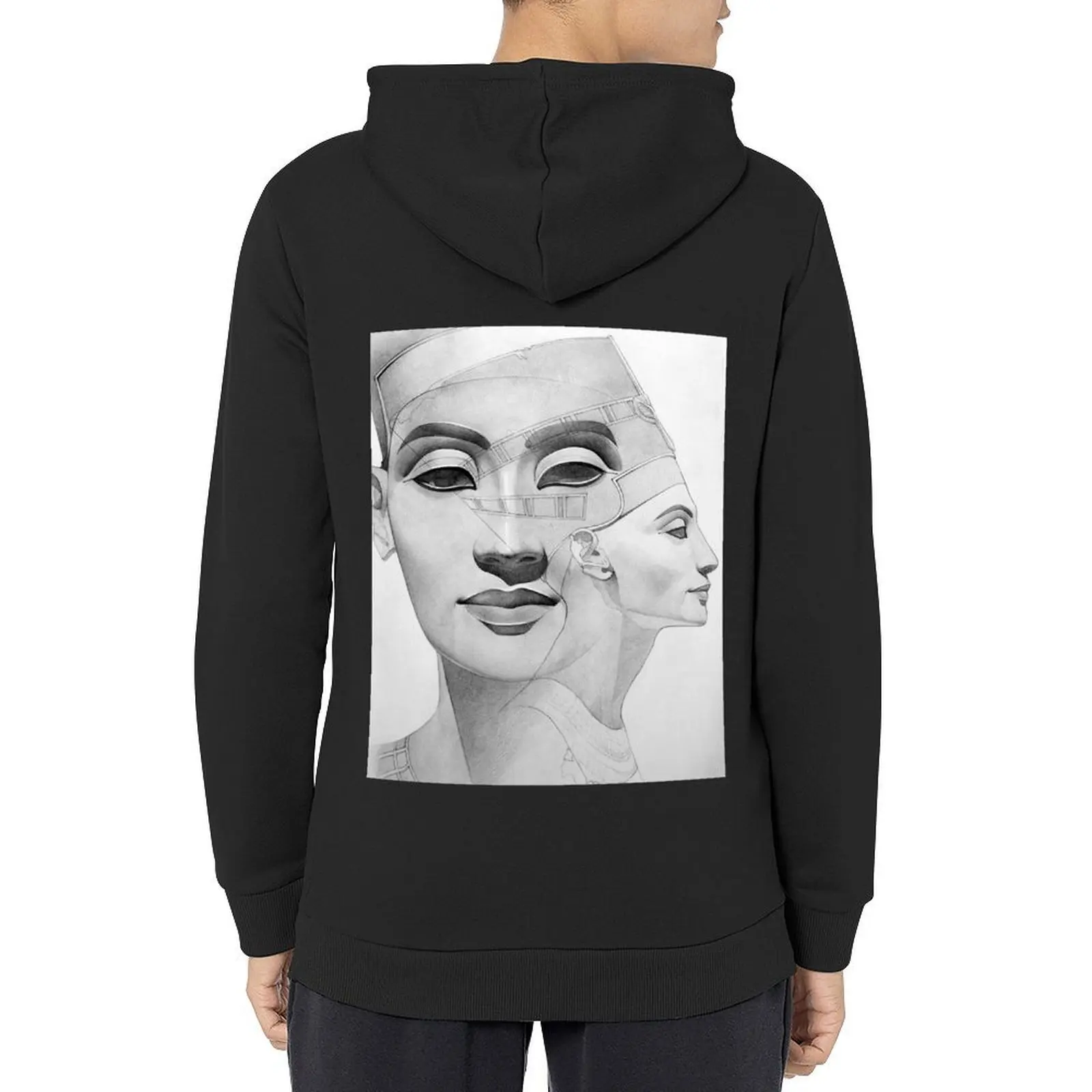 

Nefertiti Hoodie men's clothing japanese style mens clothes aesthetic clothing hoodie