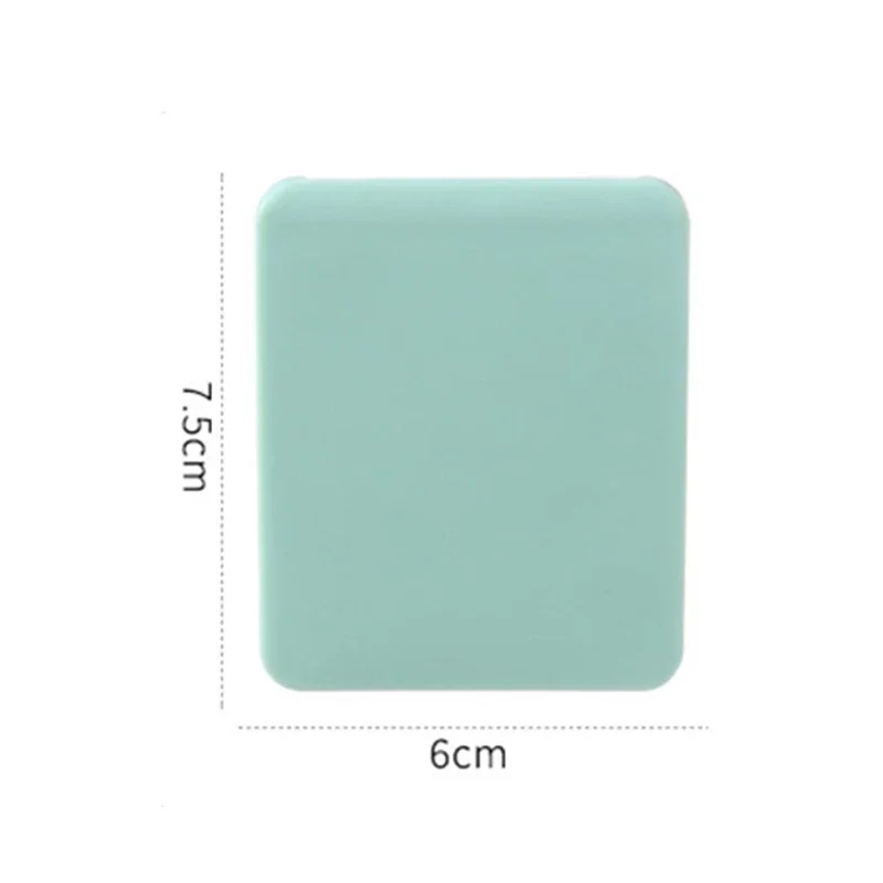 1PC Plastic Folding Mirror Pocket Mini Portable Makeup Mirrors Travel Hand Small Mirror Vanity Foldable Compact Cosmetics Tools