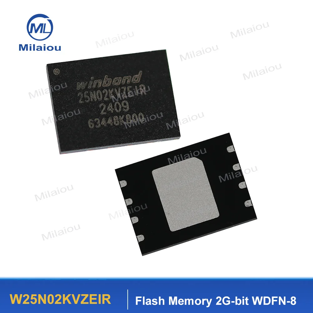 IC Chip Flash Memory W25N02KVZEIR WDFN-8 2Gbit Brand New