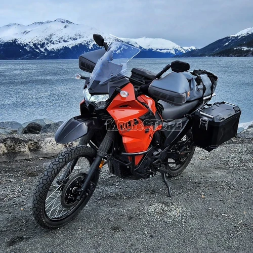 Imagen 2 del producto Espejos retrovisores laterales plegables para motocicleta, retrovisores todoterreno para KAWASAKI KLR650 KLR 650 klr650