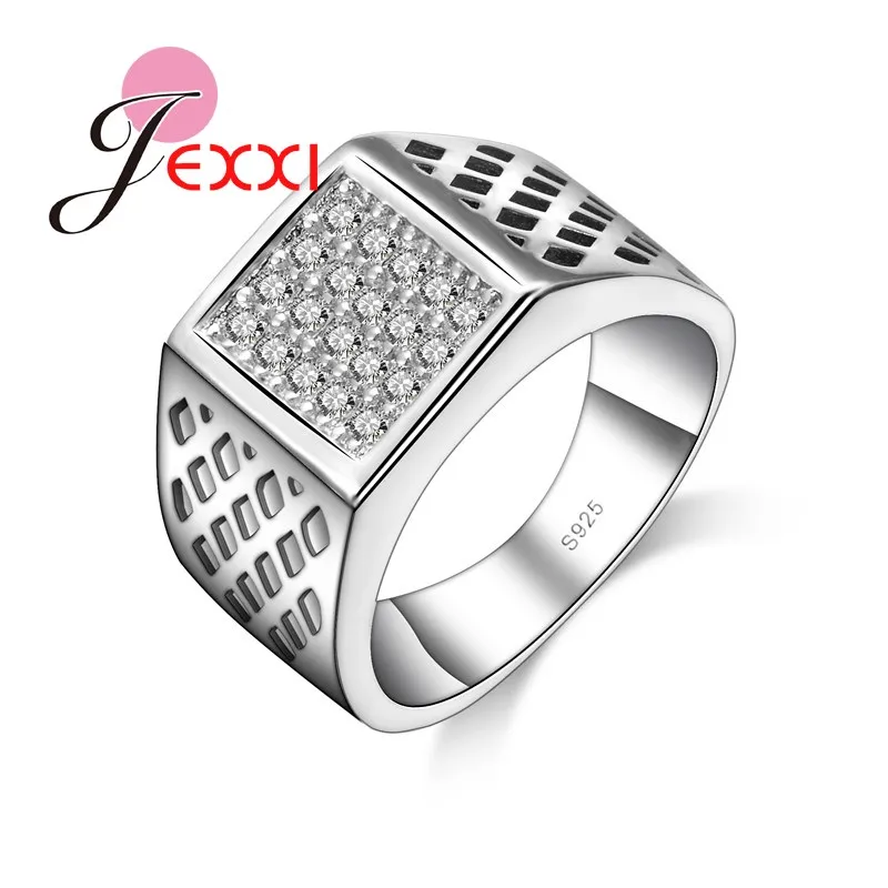 Anillos de dedo modernos de Plata de Ley 925 a la moda para mujer, joyería de circón con diamantes de imitación, anillo de compromiso de boda con piedra AAAA