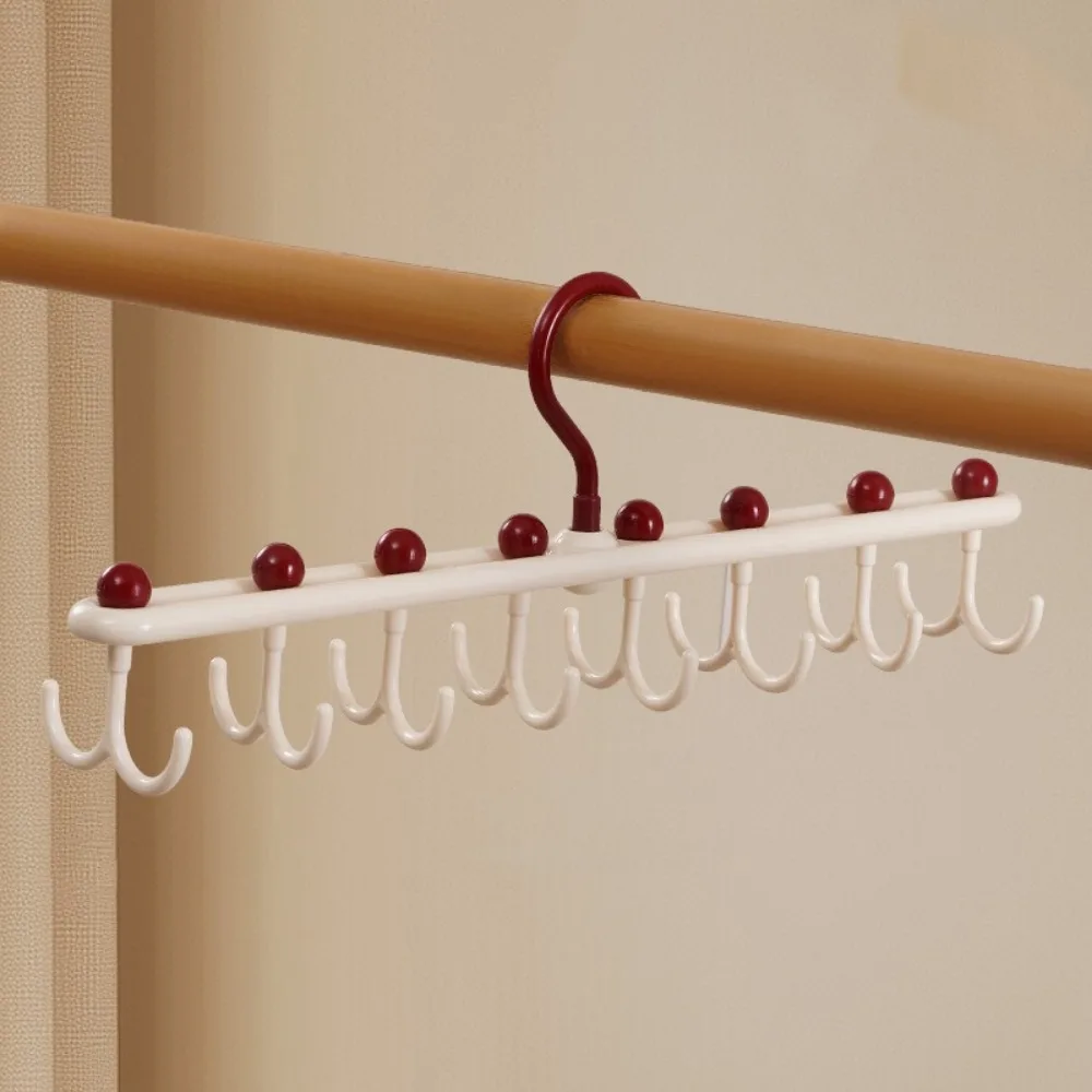 Porte-sous-vêtements rotatif en plastique Dopamine pour camisoles et soutiens-gorge, gain de place, 16 crochets, pour cravates et ceintures, pour buanderie