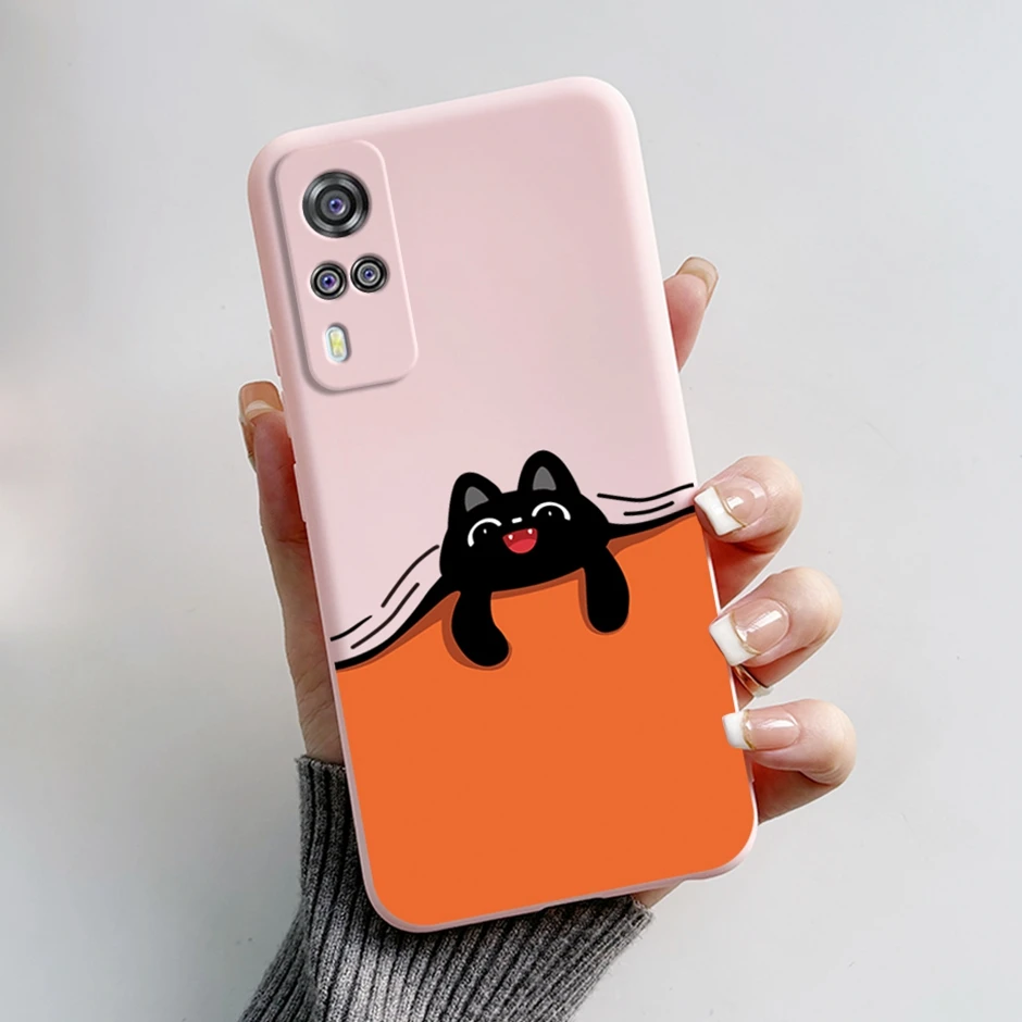 Art Phone Case For vivo Y51 2020 Phone Skins Bumber For vivo Y51a Soft Silicone Cover  vivo Y31 2021 Fashion Cartoon Phone Cases