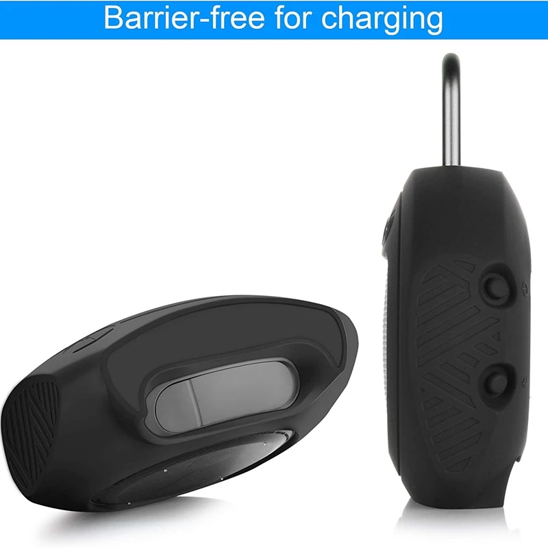 ซิลิโคนป้องกันสุดฮอตแบบตั้งได้เคสพกพาสำหรับคลิปหนีบ JBL 3กันน้ำได้สีดำลำโพงบลูทูธ