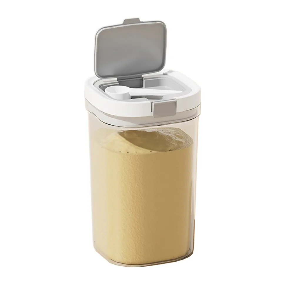 BPA-free UV-Resistant Milk Powder Jar Reusable Stackable Food Sealed Box Leak-proof Portable Kitchen Storage Canisters Home