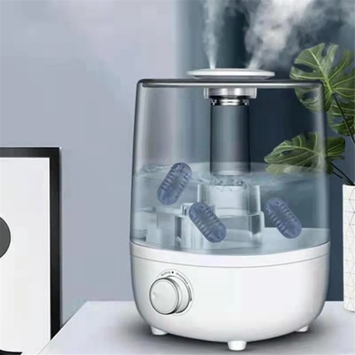 A02V-Картриджи для очистки бака увлажнителя, деминерализация, чистящие шарики, предотвращающие образование жесткой воды, удаляет запах