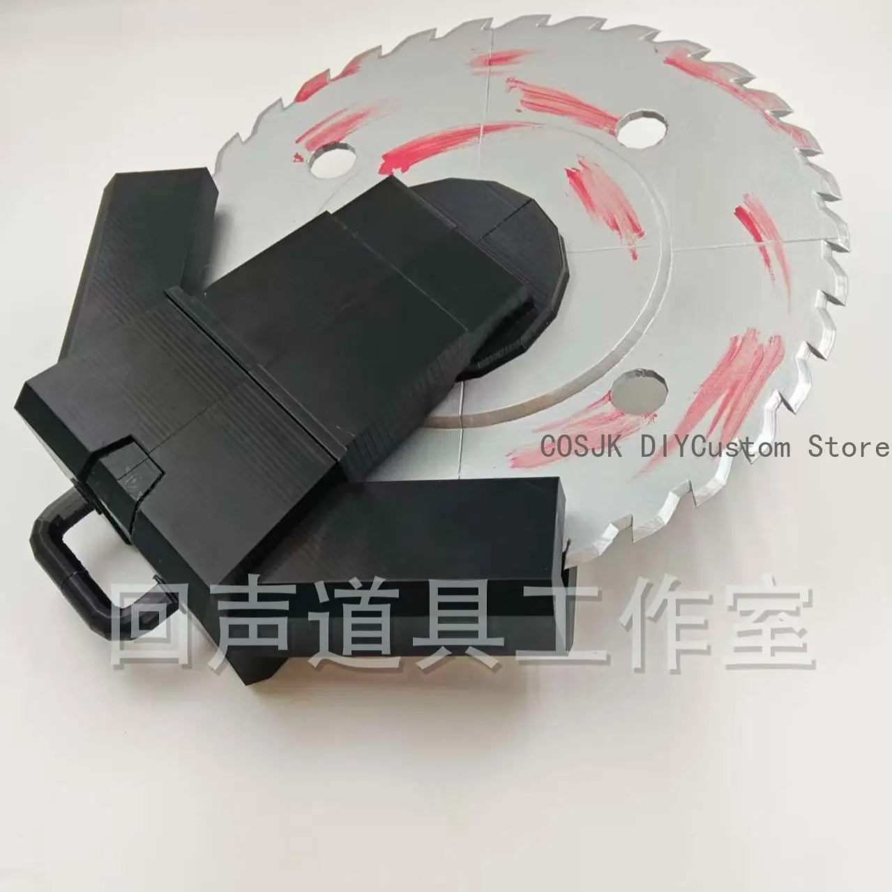 Anime SAKAMOTO DAYS Osaragi Da Fo Cosplay Rotatable Heavy Electric Saw Model Prop Cartoon Chainsaw Saws Weaponry Hallowmas Props view 2