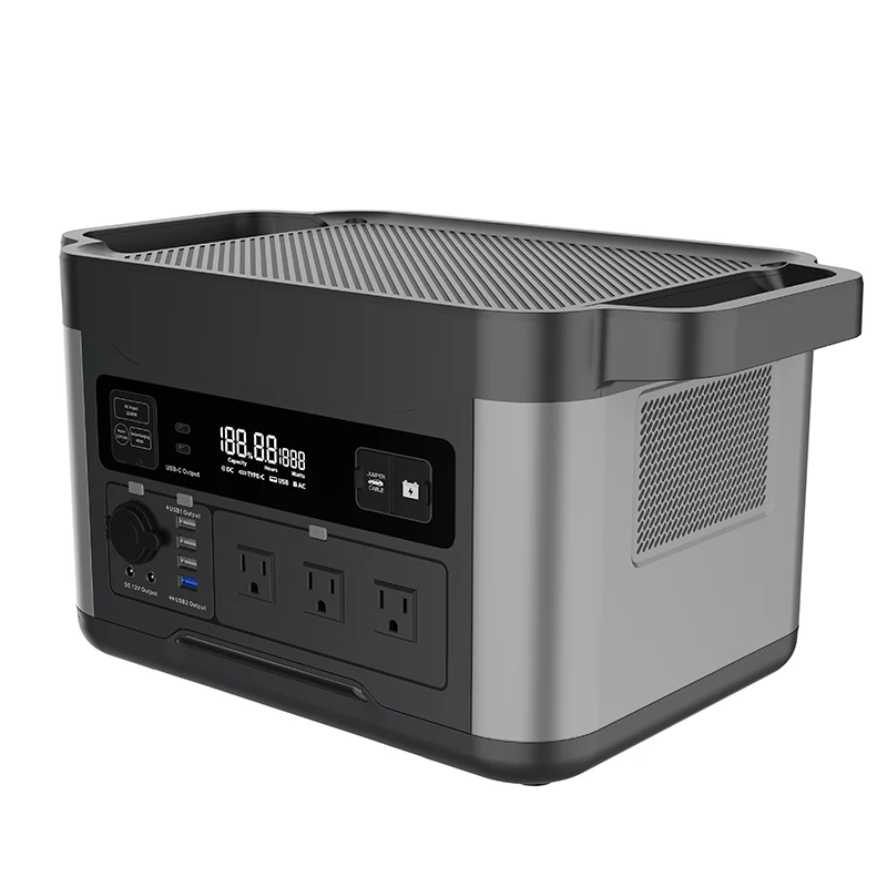 CARKU Solar Power Station 1500W 100V 110V 220V Solar Portable Power Station Outdoor Lithium Battery Emergency Power Station