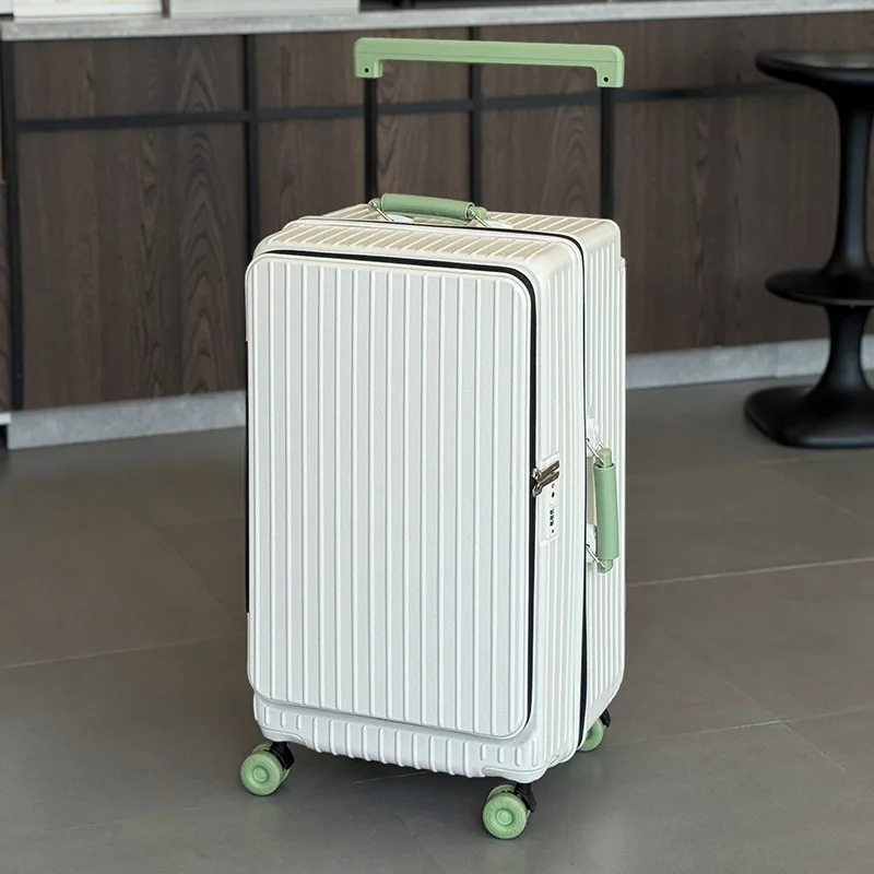

Large capacity wide trolley case, expandable trolley case