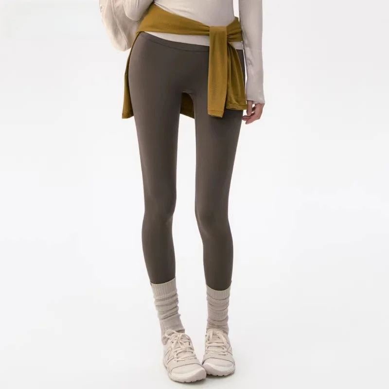 

High-Waist Yoga Pants Women's Lulu Alpaca Tight Training Sports arkskin Pants Spring 2026 Casual Commute Sle Ladies' Faion