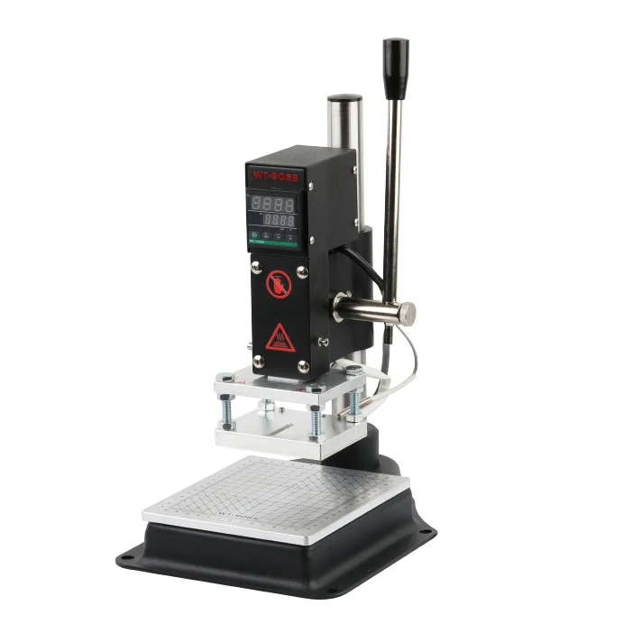

Wood Leather Branding Logo Marking 12*15CM Heat Press Machine Stamp Tool WT-90GS Multi Size Labeling Soldering