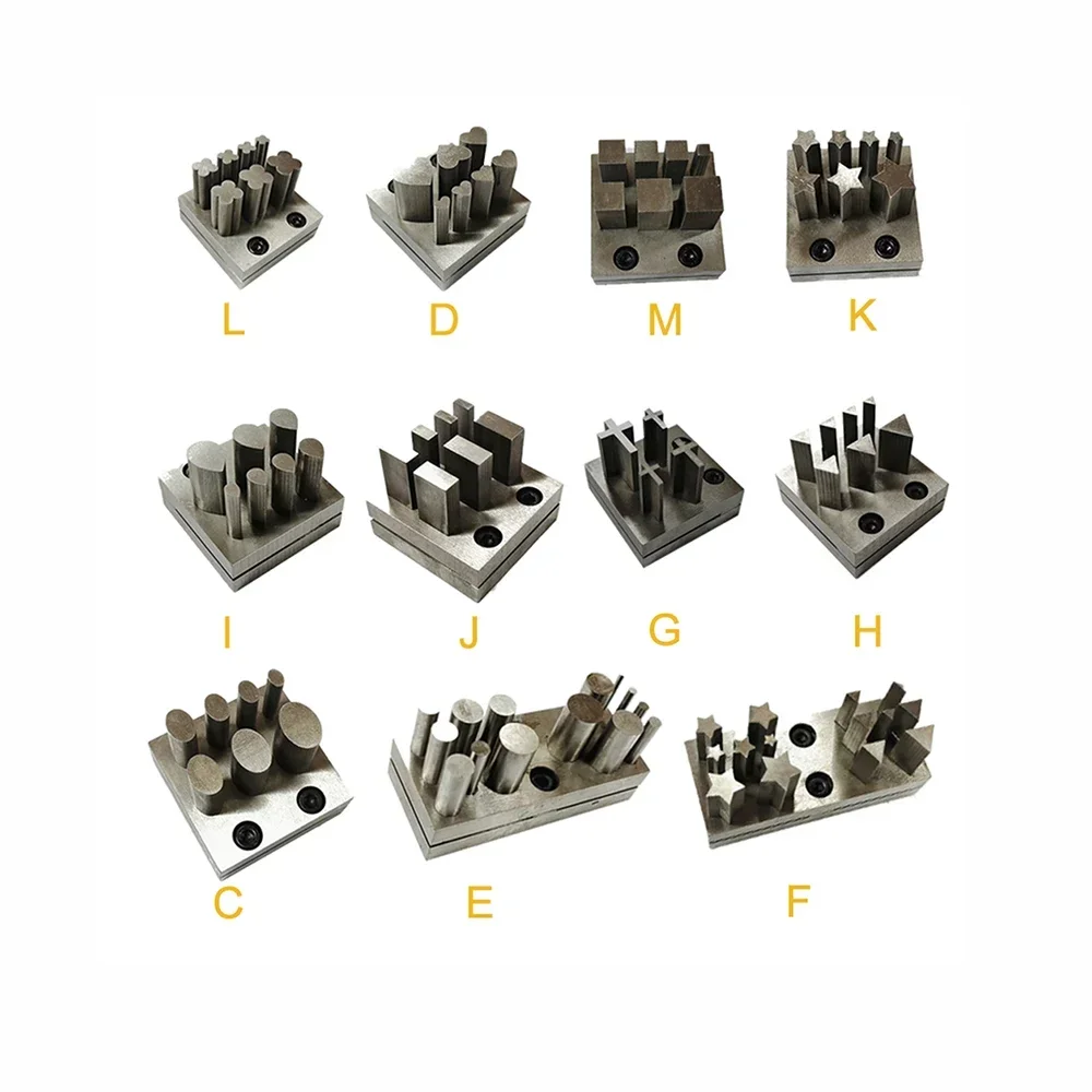 Jewelry Making Tools Jewelry Cutting Cutter Accessories Bezel Block & Punch Oval Narrow Bezels Making Block