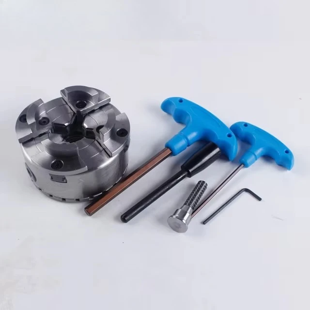 Self-Centering Lathe Chuck 4 Jaw Machine Tools For CNC Wood Lathe