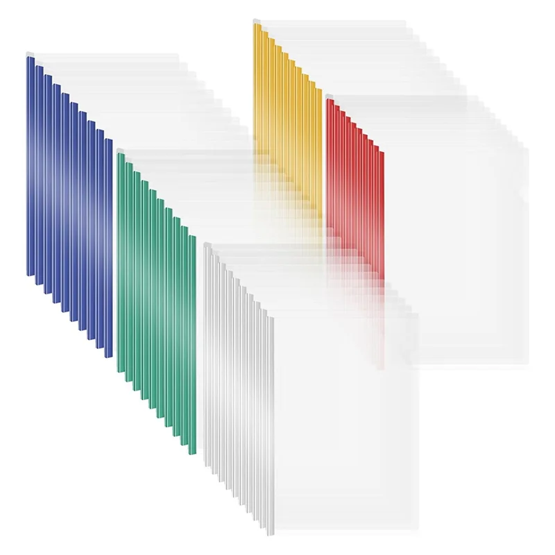 

Pack Clear Report Covers With 50 Sheets Of 70 Capacity Including 9Mm Transparent Resume Folders And Sliding Binding Bars