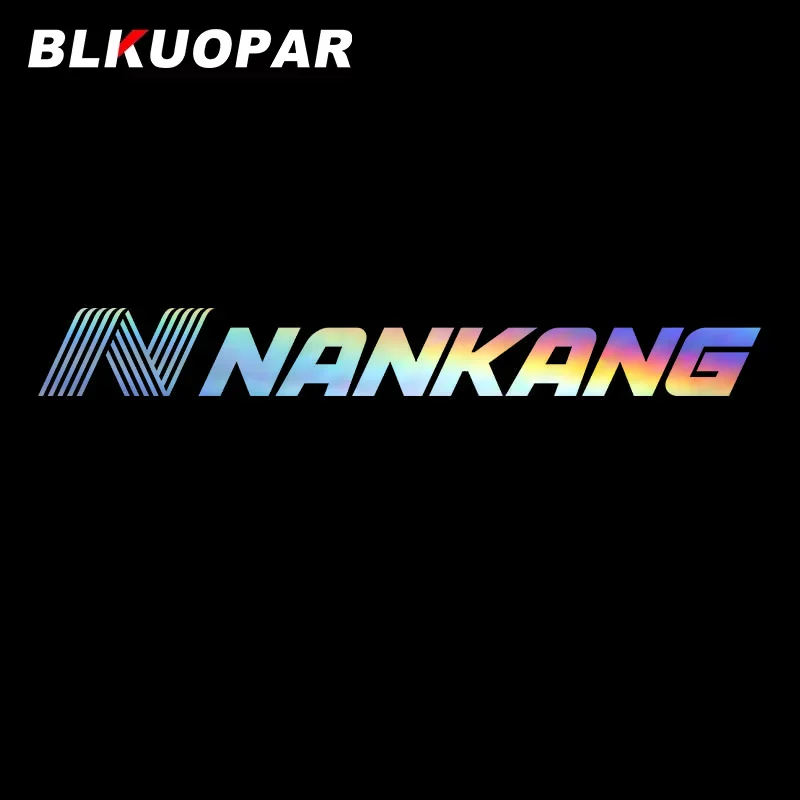 BLKUOPAR for NANKANG Tires Car Stickers Sunscreen Creative Occlusion Scratch Decals Waterproof Vinyl Refrigerator Decoration