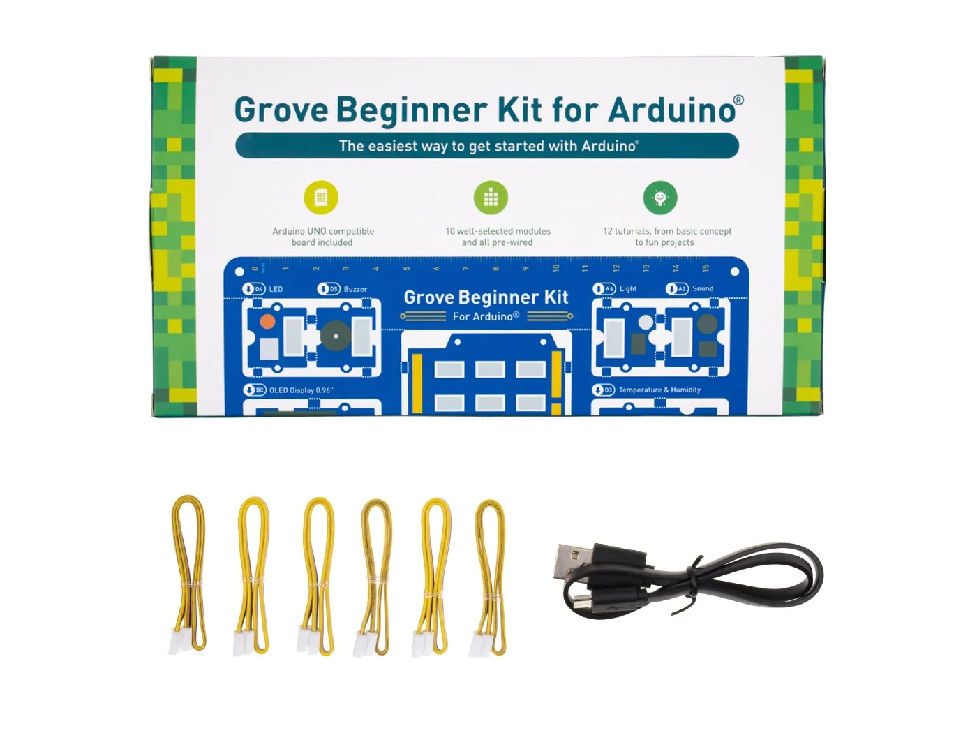 Arduino starter learning kit, development board kit, smart car sensor expansion board kit