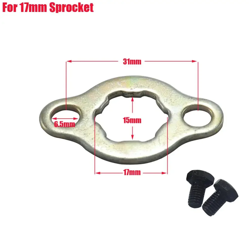 

Передний двигатель 420 #428 #520 #530 #17 мм 20 мм, фиксатор цепной звездочки, пластина шкафчика, прокладка, винт, 2 шт.