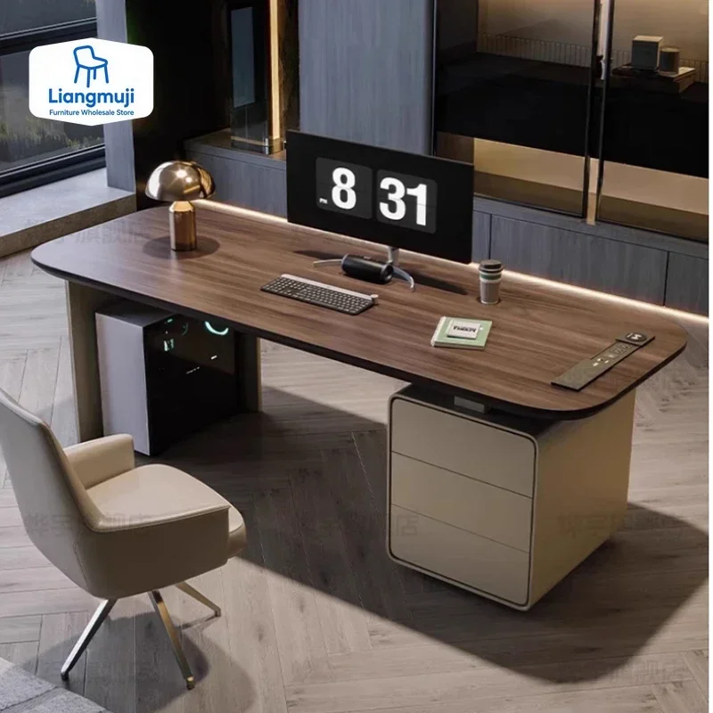 

Минималистичный современный деревянный рабочий стол с ящиками для хранения, дизайнерский учебный домашний компьютерный стол, корейская уникальная мебель Tavolino