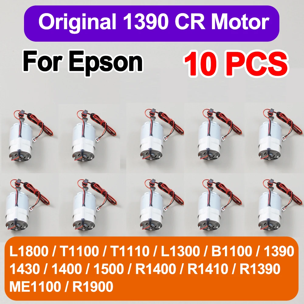 10PCS 100% Original 2137379 Carriage MOTOR ASSY CR For Epson L1800 T1100 L1300 B1100 1390 1430 1500 R1400 R1410 R1390 ME1100