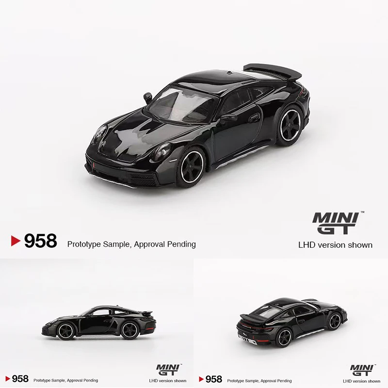 

PreSale MINIGT 958 1:64 Porsche 911 992 Dakar Black Diecast Car Model Collection Toys